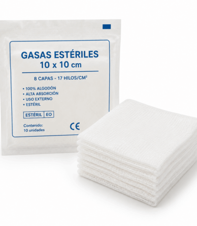 gasas estériles 10x10