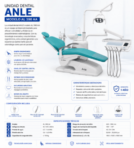 La unidad dental ANLE modelo AL 398 AA