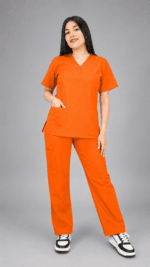 Uniforme Médico Naranja Premium