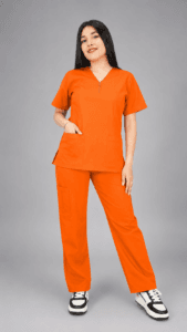 Uniforme Médico Naranja Premium