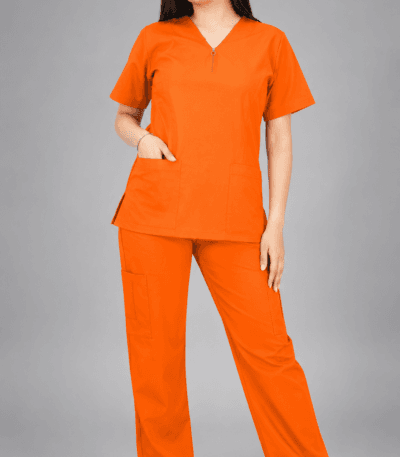 Uniforme Médico Naranja Premium