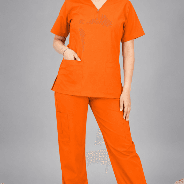 Uniforme Médico Naranja Premium