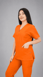 Uniforme Médico Naranja Premium