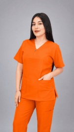 Uniforme Médico Naranja Premium