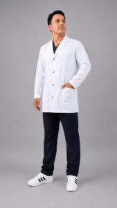 Mandil Médico Corto para Caballero