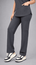 Uniforme Médico Gris Grafito Premium para Mujer