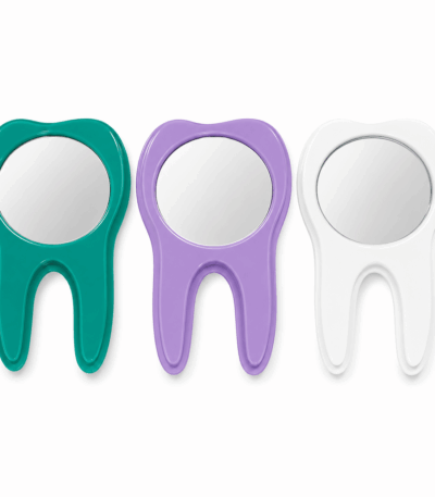 Espejo de Mano con Forma de Muela para Pacientes de Odontología