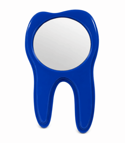 Espejo de Mano con Forma de Muela para Pacientes de Odontología